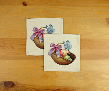 Serwetka gobelinowa wielkanocna 18x18 cm - 304