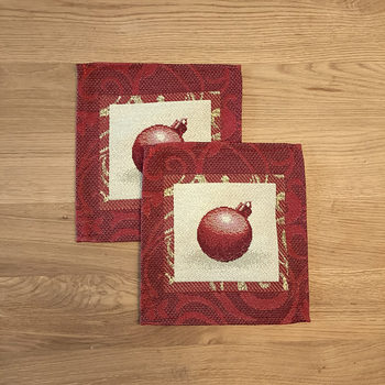 Serwetka gobelinowa świąteczna 18x18 cm - SW206