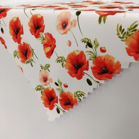 Obrus kolorowy Maki 4 - ząbek