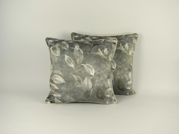 Poszewka welwetowa - Anele Mini - stalowy