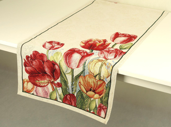 Bieżnik gobelinowy  45x140 - tulipany