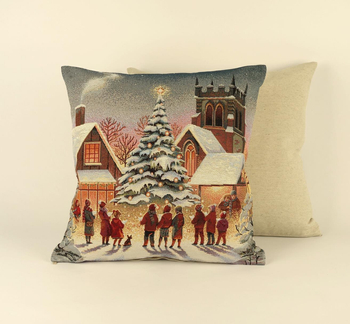 Poszewka gobelinowa świąteczna -  429