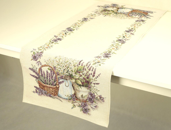 Bieżnik gobelinowy 40x100 - lawenda 20