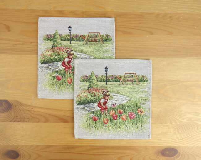 Serwetka gobelinowa 18x18 cm - Wiosna 43