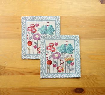 Serwetka gobelinowa wielkanocna 18x18 cm - W310