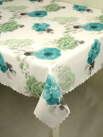 Obrus kolorowy Bratki 9 - ząbek