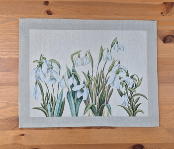 Serwetka gobelinowa wielkanocna 40x50 cm - Przebiśniegi