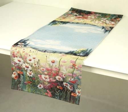 Bieżnik gobelinowy 40x100 - Polne kwiaty