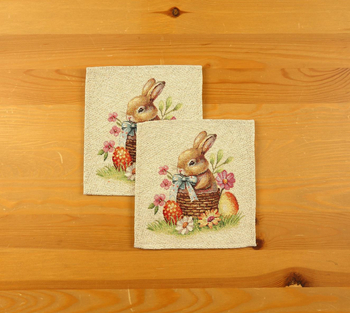 Serwetka gobelinowa wielkanocna 18x18 cm - W314