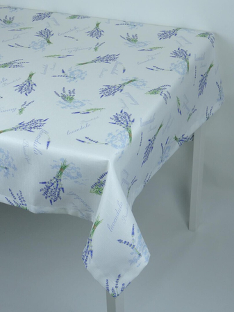 Obrus "Lawenda 3" - podszyty, Kwadrat 110 x 110 cm