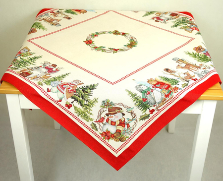 Serweta gobelinowa świąteczna 100x100 - SW289