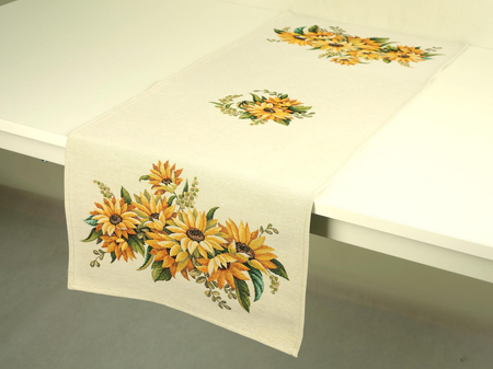 Bieżnik gobelinowy 40x100 - Słoneczniki