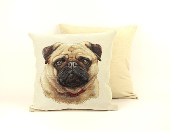 Poszewka gobelinowa - Mops