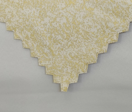 Obrus świąteczny "Marmurek" złoty - ząbek