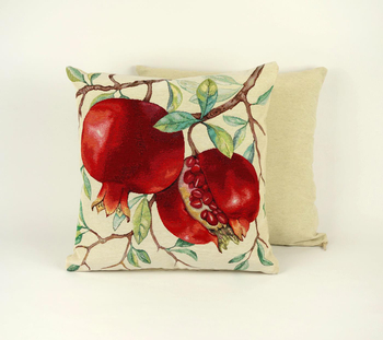 Poszewka gobelinowa wiosenna "Owoc  granatu"