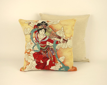 Poszewka gobelinowa Gejsza - A