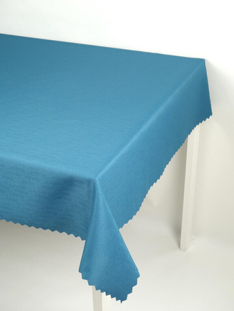 Obrus gładki "Len" morski - ząbek