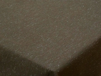 Tkanina obrusowa z lnem - brązowa