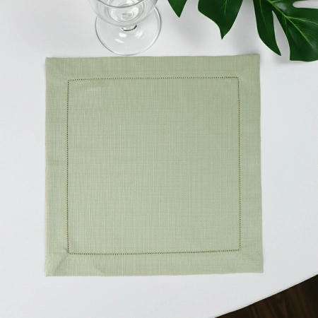 Serwetka z mereżką Gabriela 40x40 - oliwkowy