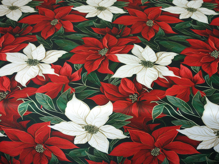 Tkanina obrusowa świąteczna Gwiazda betlejemska SW19