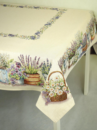 Obrus gobelinowy 180 x 140 - Lawenda 20