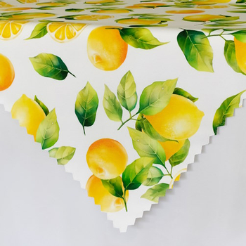 Tkanina obrusowa drukowana Soczyste cytryny
