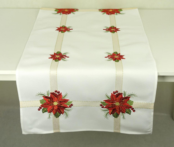 Bieżnik haftowany świąteczny 60 x120 cm - SH49