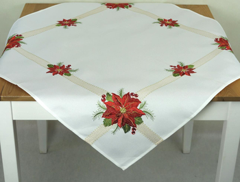 Bieżnik haftowany świąteczny 85 x 85 cm - SH49