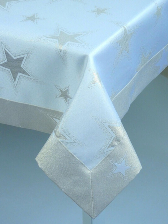 Świąteczny obrus "Gwiazdka klasyczna"  złoty  - mankiet