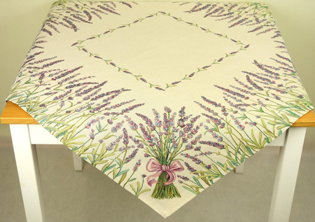 Obrus gobelinowy 100x100 - Lawenda 19