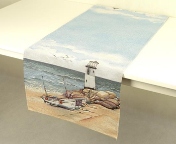 Bieżnik gobelinowy  45x140 - plaża
