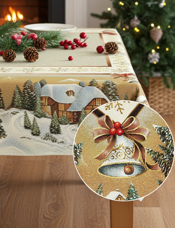 Obrus gobelinowy świąteczny 180x140 - SW228