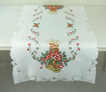  Bieżnik haftowany świąteczny 60 x120 cm - 3056