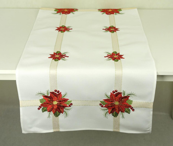  Bieżnik haftowany świąteczny 60 x120 cm - SH49