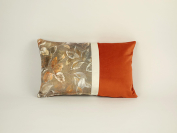 Poduszka welwetowa - Anele Mini - ceglasty